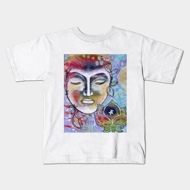 Lotus Dream Kids T-Shirt by gaea